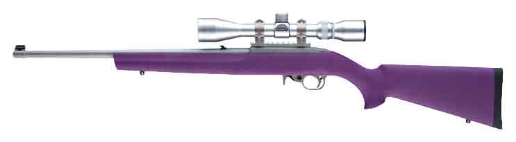 HOGUE STOCK RUGER 10/22 – HEAVY BARREL PURPLE