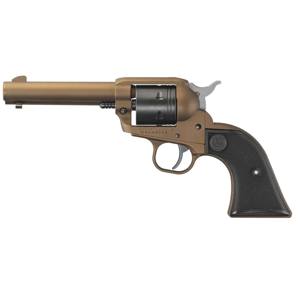 RUGER WRANGLER 22LR S/A 4.6″ REVOLVER BRNT BRZ