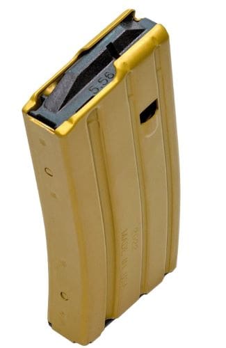 CPD MAGAZINE AR15 5.56X45 30RD – DESERT GOLD ALUMINUM