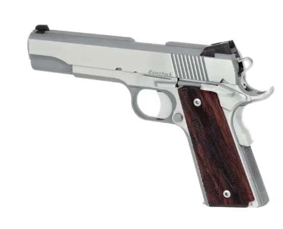 DAN WESSON RAZORBACK 10MM PISTOL 5″ STS TRITIUM SIGHTS WOOD GRIPS 8RD