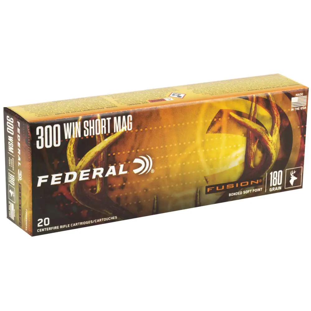 FEDERAL 300 WSM 180GR FUSION 20 RD/BX 10 BX/CS