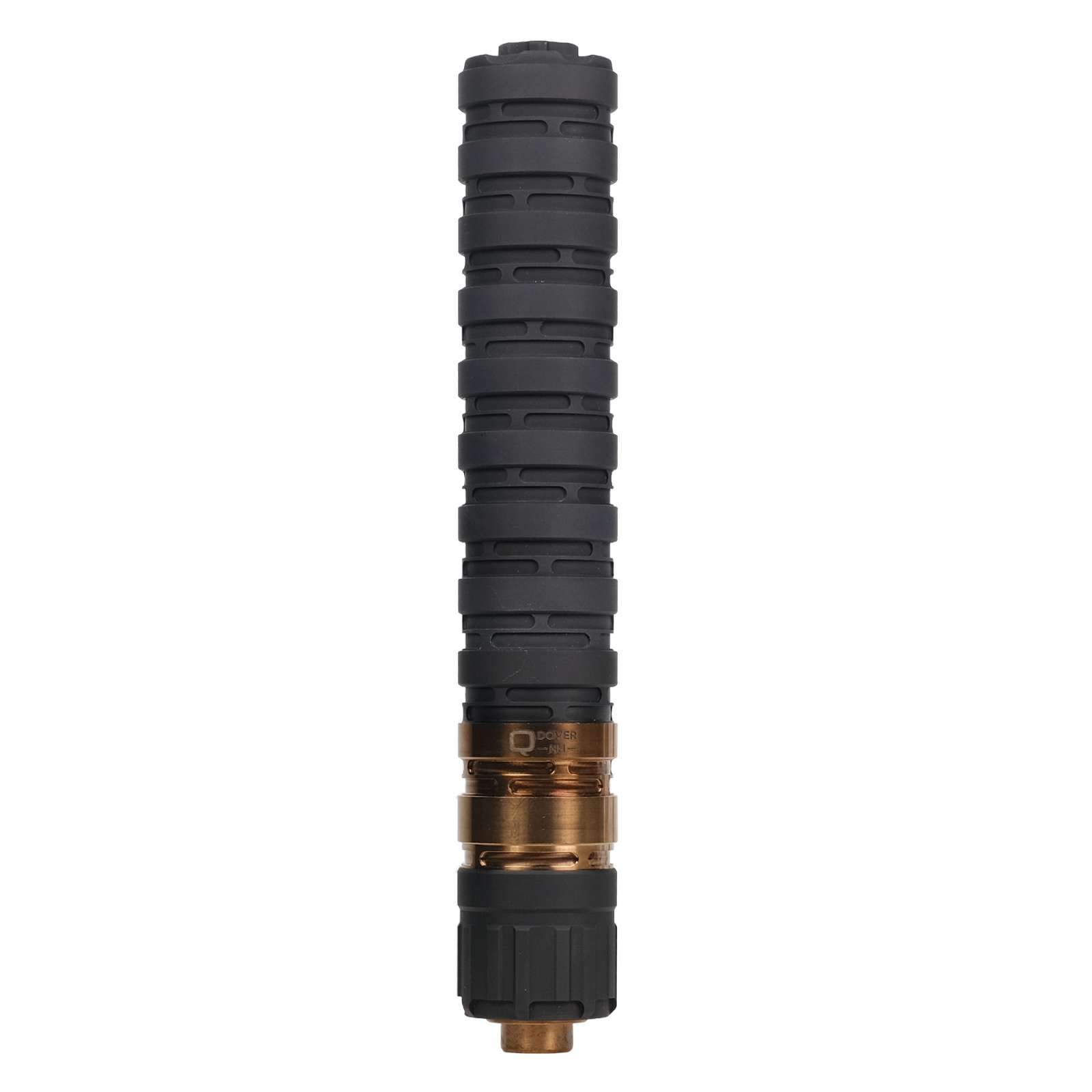 Q ERECTOR 9 SUPPRESSOR 9MM MODULAR ALUMINUM, SS BLST BAFFLE, 1/2X28 BLACK