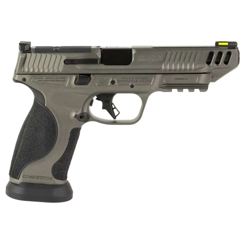 SMITH & WESSON PC M&P9 M2.0 COMP OR NTS GRY 9M PSTL 5″ 17RD