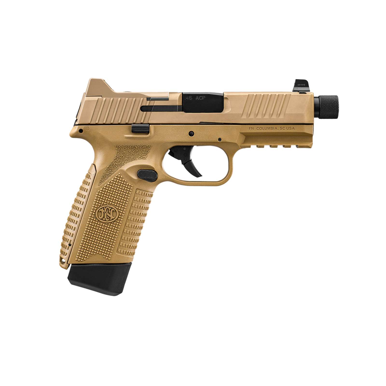 FN 545 TACTICAL 45ACP 4.71″ FDE 2-10RD MAGS
