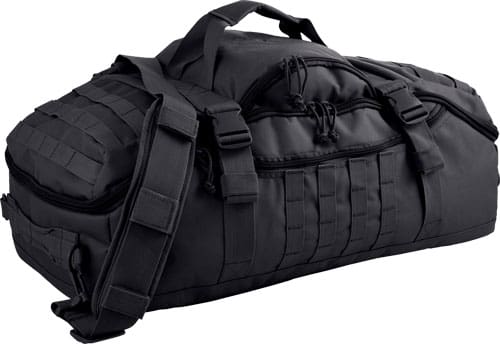 RED ROCK TRAVELER DUFFLE BAG – BACKPACK OR LUGGAGE BLACK