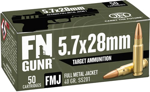 FN 5.7X28 40GR FMJ SS201 – 50RD 10BX/CS