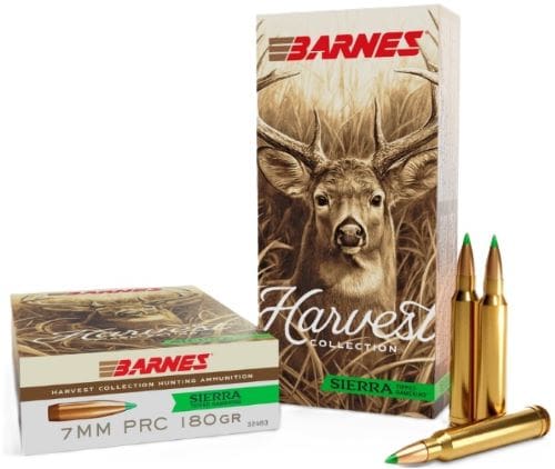 BARNES HARVEST 7MM PRC 180GR – TIPPED GAMEKING 20RD 10BX/CS
