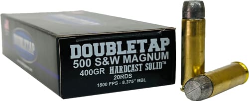 DOUBLETAP 500 S&W 400GR WFNGC – 20RD 25BX/CS