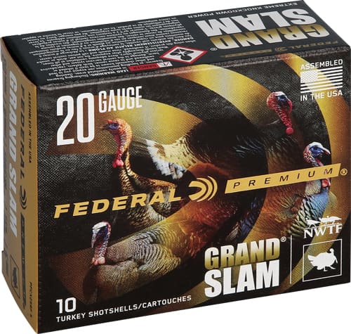 FEDERAL GRAND SLAM 20GA 3″ – 1-5/16OZ #5 10RD 5BX/CS