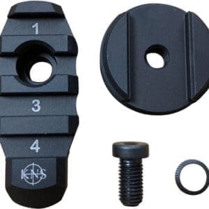 KNS STOCK ADAPTER W/FLANGE - AR BUFFER TO PICATINNY RAIL