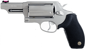 TAURUS JUDGE 45LC/410 2.5″ – 3″ FS 5-SHOT STAINLESS RUBBER