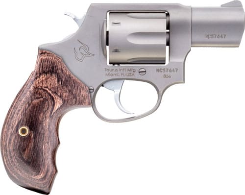 TAURUS 856 38SPL 2″ FS 6-SH – STAINLESS WALNUT
