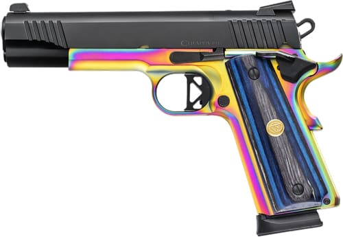 CHIAPPA 1911 SUPERIOR GRADE – 45ACP 5″ 8RD BLACK/NEBULA