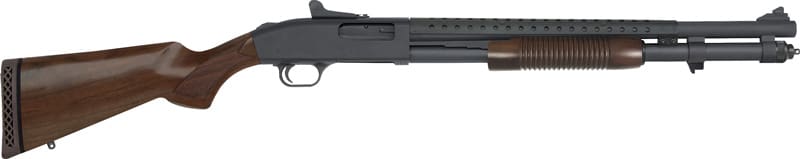 MOSSBERG 590A1 RETRO 12GA 3″ – GHOST RING PARKERIZED/WALNUT