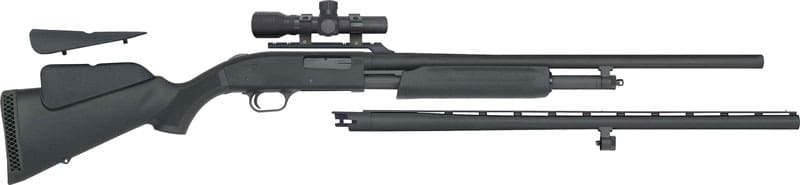MOSSBERG 500 COMBO 20GA 3″ – 26″VR 24″RIFLED & 2.5X20 SCOPE
