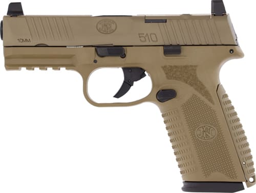 FN 510 MRD 10 MM NMS – 2-10RD MAG FDE