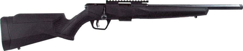 SAVAGE B22FV-SR MAGNUM 22WMR – 16.25″ HVY BBL THREADED BL SYN