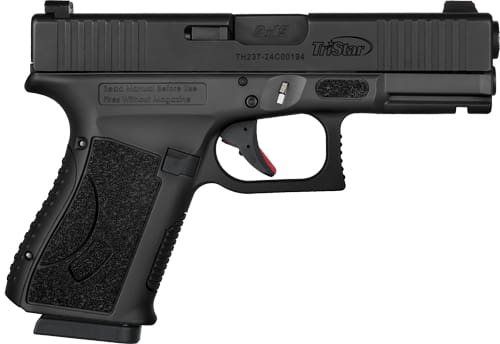TRISTAR APOC 9MM 15RND BLACK – W/FIBER OPTIC SIGHTS