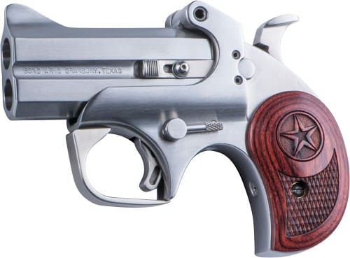BOND ARMS TEXAS DEFENDER – 357 MAG 3″ FS STAINLESS WOOD