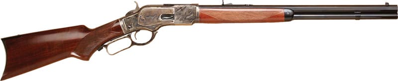 CIMARRON 1873 DELUXE 38-40 – 20″ OCT. CC/BLUED PISTOL GRIP