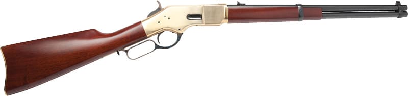 CIMARRON 1866 YELLOWBOY 32-20 – 19″ BRASS/BLUED WALNUT