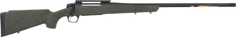CVA CASCADE 7MM PRC 24″ #3 – W/RAIL BLACK/OD GREEN