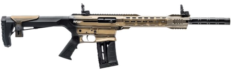 GFORCE ARMS GF25 AR-12 12GA 3″ – 18.5″ 5RD BRONZE USA FLAG