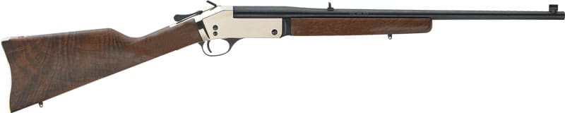 HENRY H15 SINGLE BARREL 45-70 – 22″ BRASS RECEIVER WALNUT