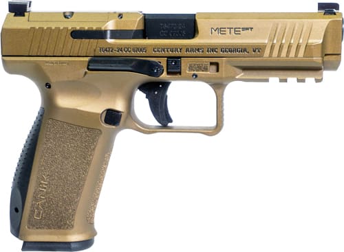 CANIK METE SFT 9MM 4.46″ BBL – OR FS 1-18/1-20 BURNT BRONZE