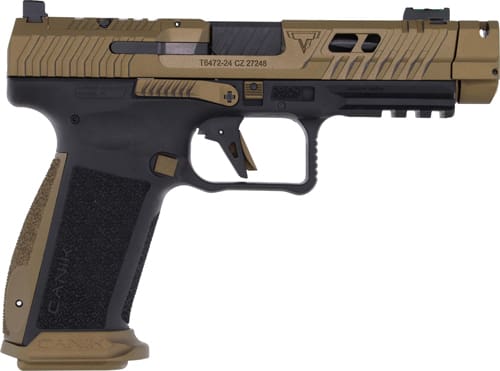 CANIK TTI COMBAT 9MM 4.6″ BBL – OR FS 2-10RD MAGS BLACK