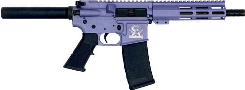 GLFA AR15 PISTOL 223 WYLDE – 7.5″ NITRIDE BBL WILD ORCHID