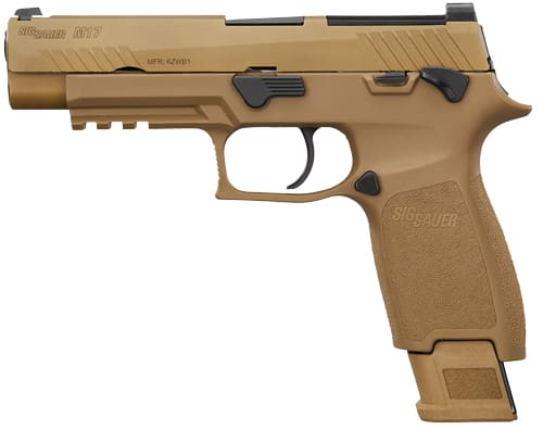 SIG M17 COMMERCIAL 9MM 4.7″ – SIGLITE (1)17/(2)21 COYOTE