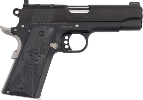 COLT NIGHT COMMANDER 45ACP – 4.25″ 8RD BLACK BLUED OPT RDY