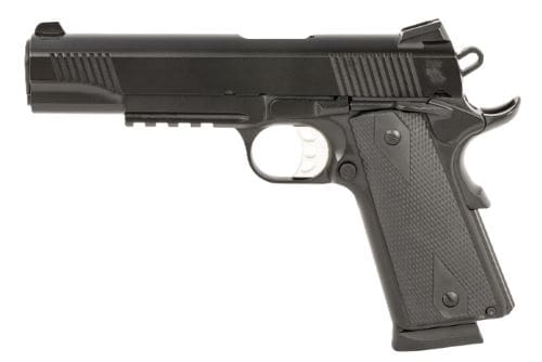 TISAS 1911 DUTY B9 9MM – 5″ BBL 2-9RD W/ RAIL BLACK