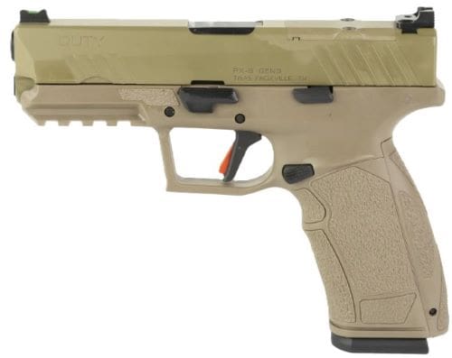 TISAS PX-9DFDE 9MM PISTOL – 4.1″ BBL 18/20RD ORD FDE