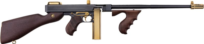 THOMPSON 1927A1 45ACP CARBINE – 18″ 20RD TITANIUM GOLD