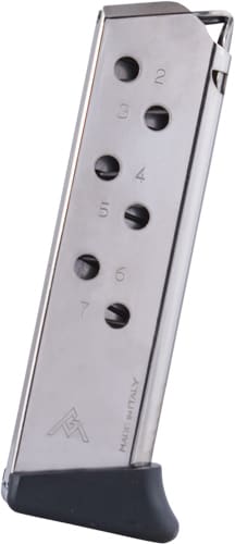 MEC-GAR MAG WALTHER PPK/S – 380ACP 7RD FINGER REST NICKEL