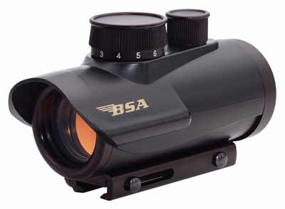 BSA 1X30MM RED DOT SIGHT – 5-M.O.A. DOT BLACK MATTE