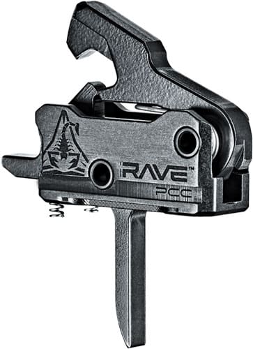 RISE TRIGGER RAVE PCC FLAT – 3.5LB AR-15 W/ANTI WALK PINS