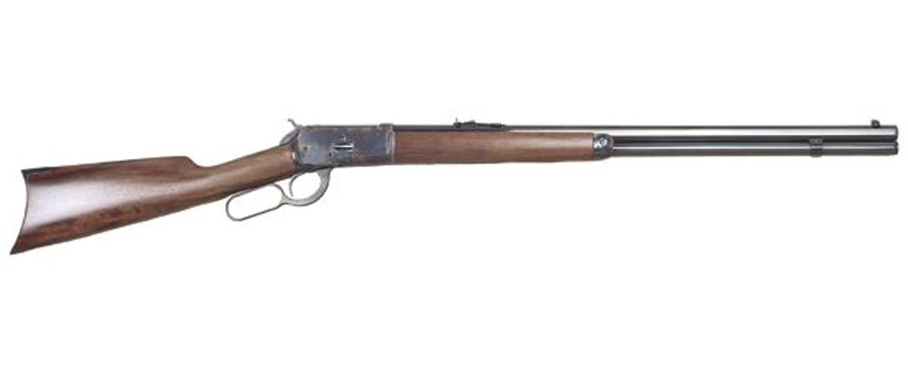 CIMARRON MODEL 1892 SHORT RFL LVR 44-40WCF 20″ COLOR CASE/WALNUT STOCK