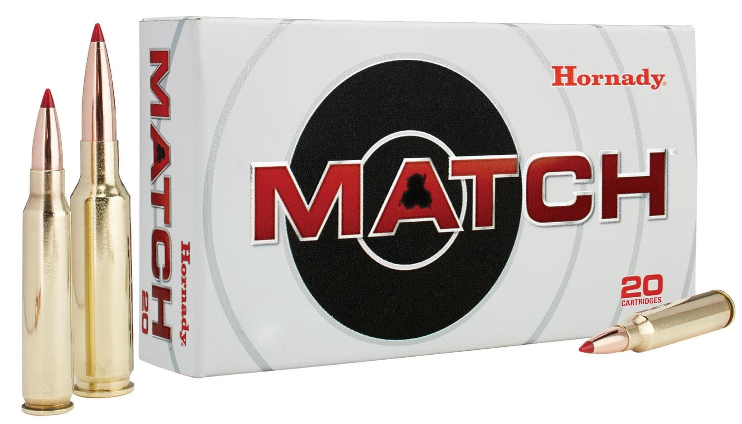 HORNADY MATCH 308 WIN 168GR ELD MATCH 20RD BX 200RD CASE