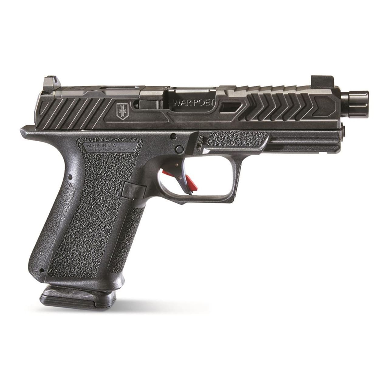 SHADOW SYST MR920 WAR POET 9MM 4.5″ FLT THRD BLK BARREL