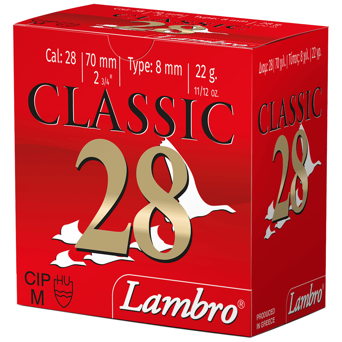 LAMBRO 28G 2-3/4″ 11/12OZ #8SHT 25RD/250RDS