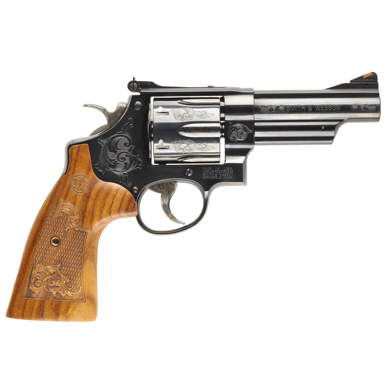 SMITH & WESSON CLASSIC 29 ENGRAVED BLK 44MAG 4″ 6RD DA/SA
