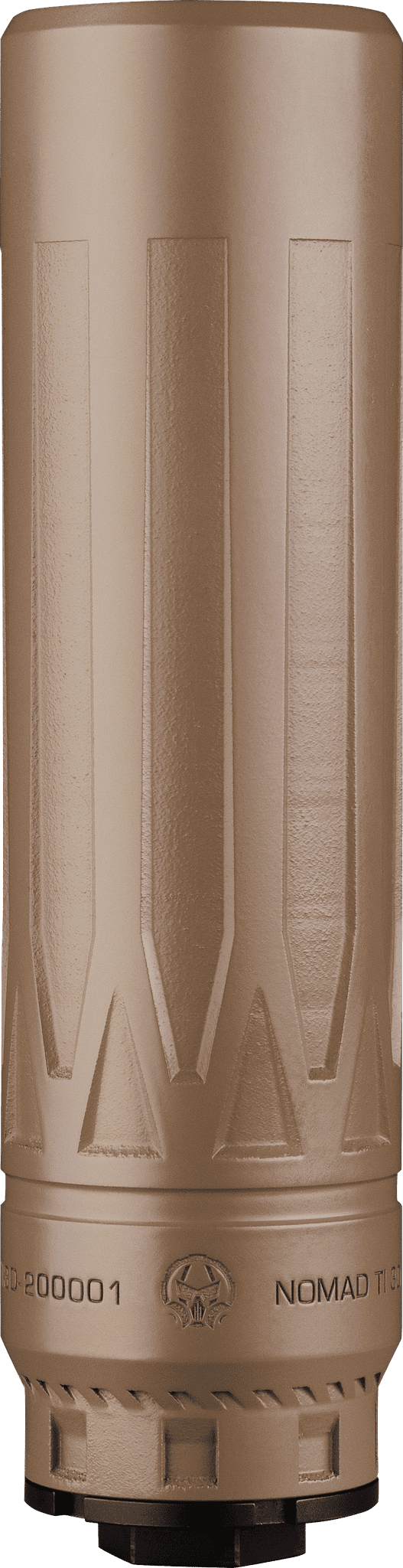 DEAD AIR NOMAD TI XC 7.62MM DIRECT THREAD FDE 6.7″/9.6OZ