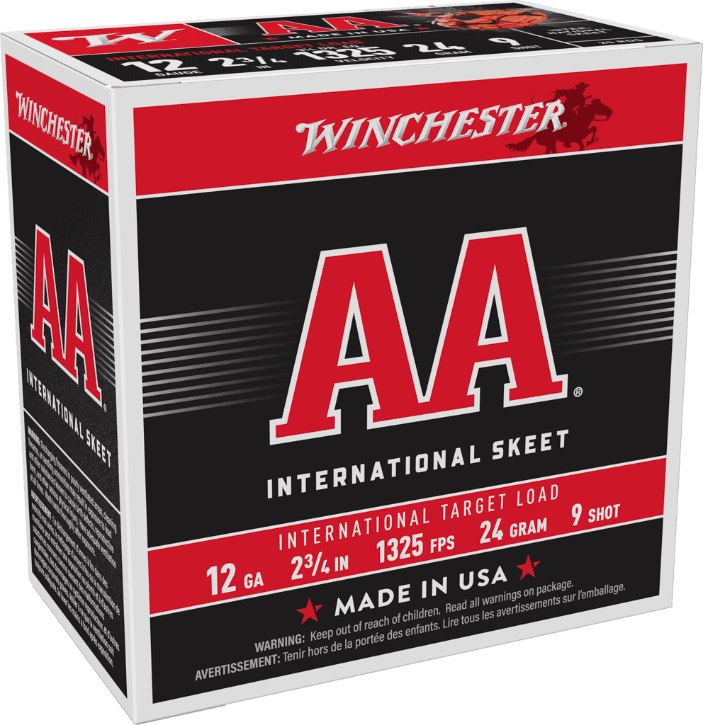 WINCHESTER 12G 2-3/4″ #9 AA INTRNTL TRGT 24GRAM 25/250