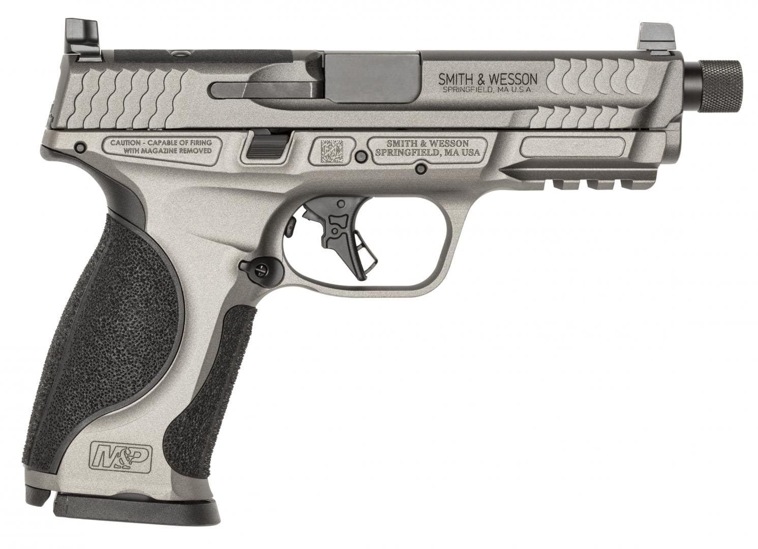 SMITH & WESSON M&P M2.0 METAL OR NTS GRAY 9MM 4.625″ T.B. 2-17RD