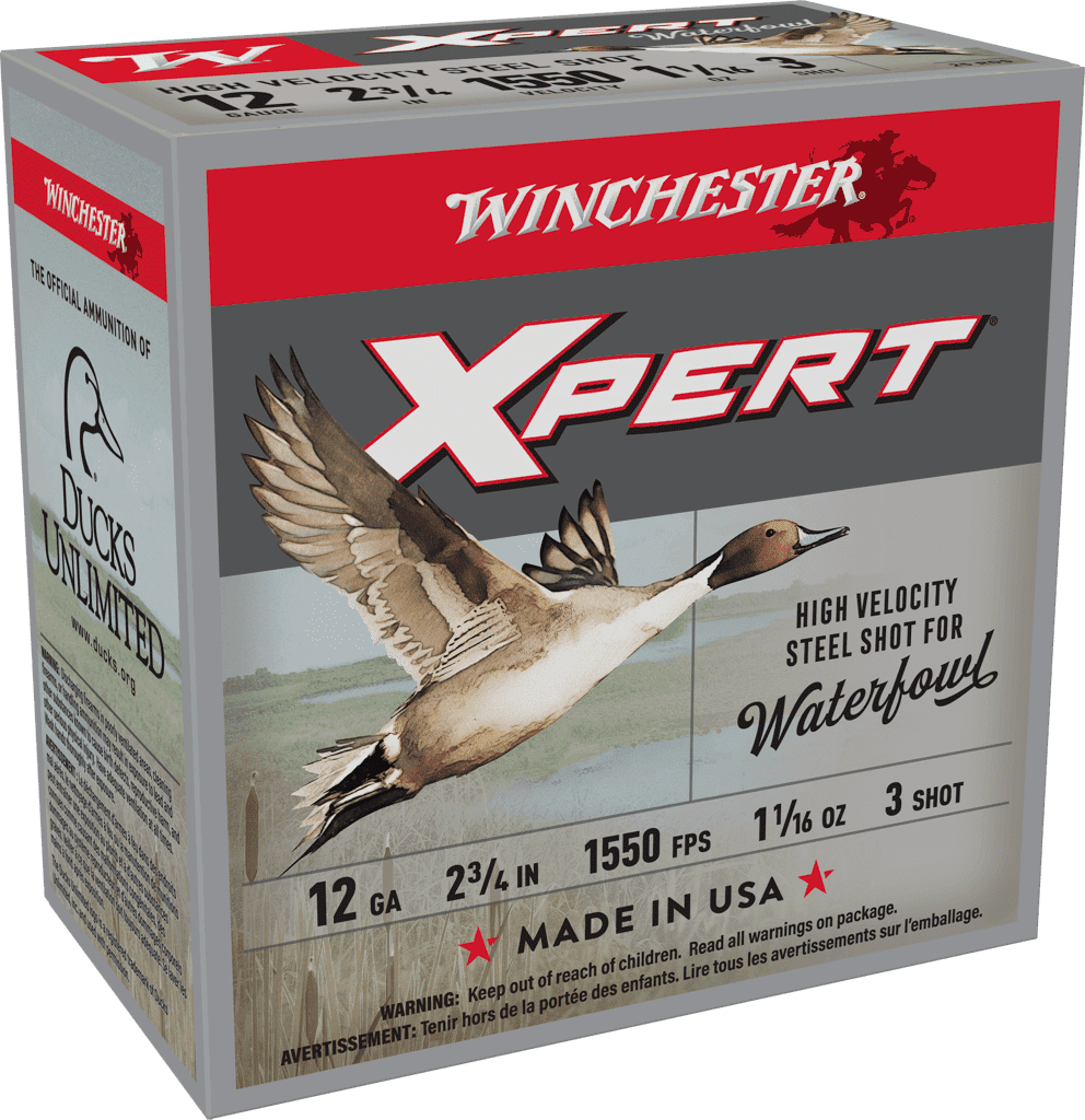 WINCHESTER SUPER X XPERT HV 12GA 23/4 #3 25RD BX 250RD CASE