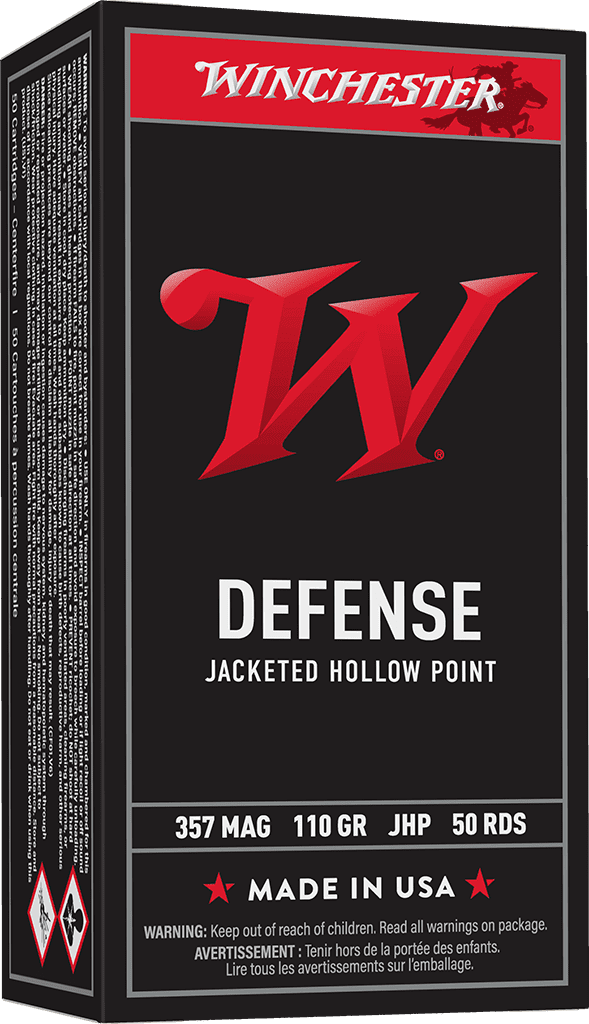 WINCHESTER .357 110GR JHP 50RDS BRASS