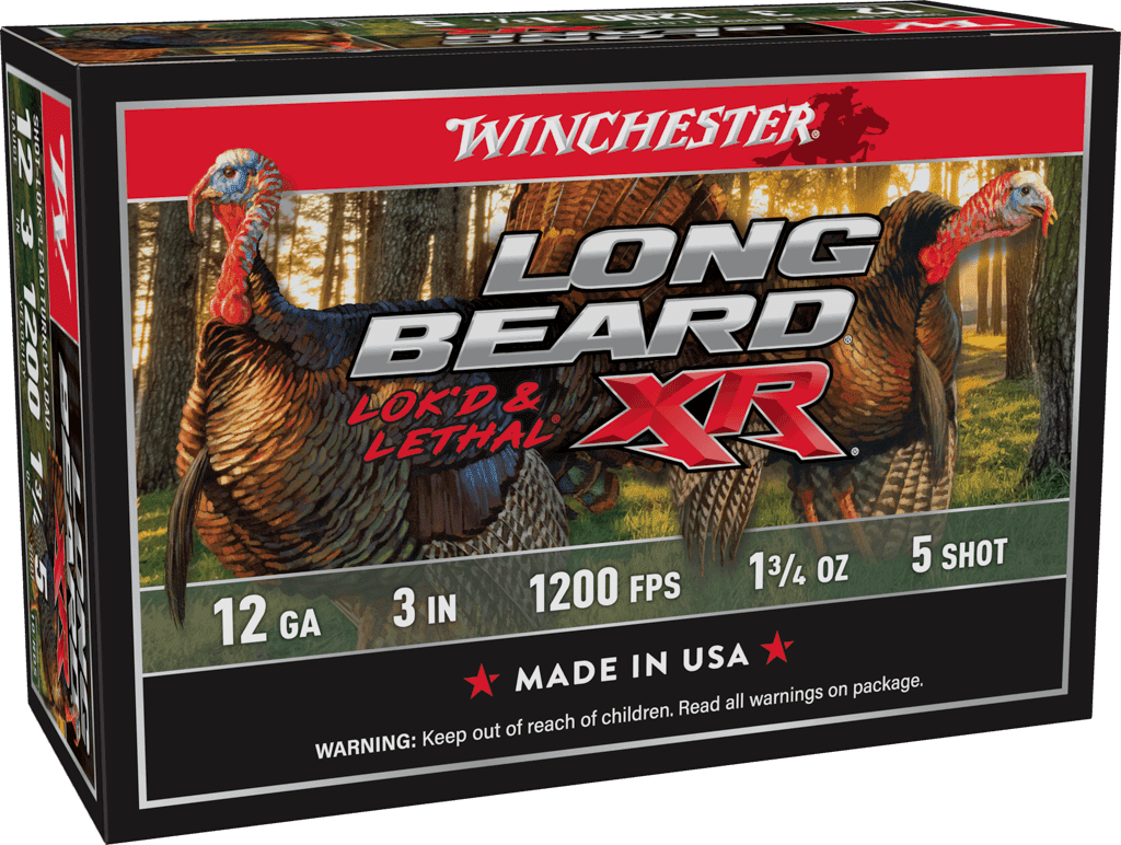 WINCHESTER LONG BEARD XR 12G 3″ 1-3/4OZ 5SHT 10RD BX 100RD CASE
